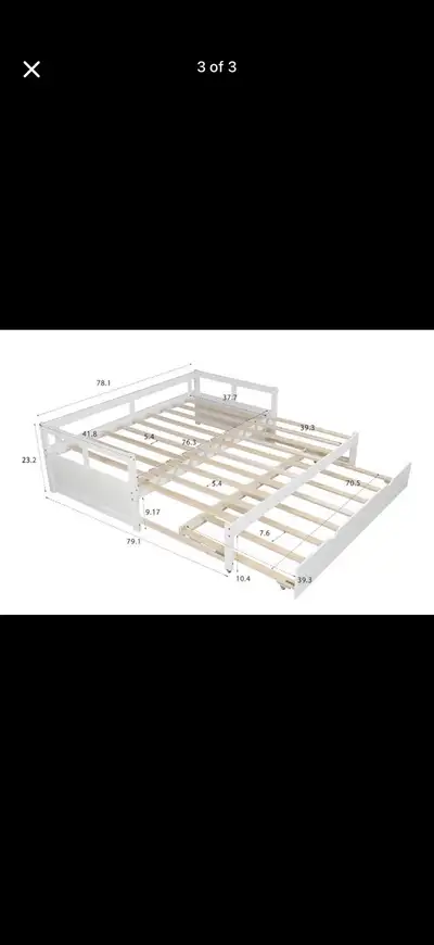 3 in 1 TRUNDLE BED (KING+TWINS), View more