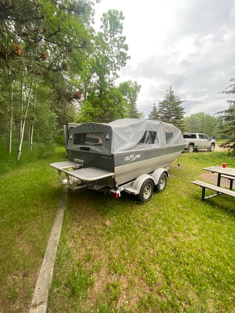 2008 Outlaw Eagle Nahanni 20' Jet Boat 12 Degree in Powerboats & Motorboats in Grande Prairie - Image 2