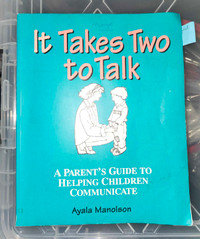 "It takes Two to Talk" acclaimed speech therapy book Used excell