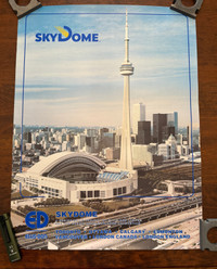 Skydome CN Tower Poster