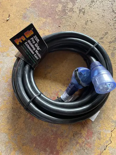 25’ 8/3 (40amp) welding extension cord., View more