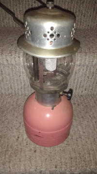 unique treasures house, coleman pink cadillac lantern