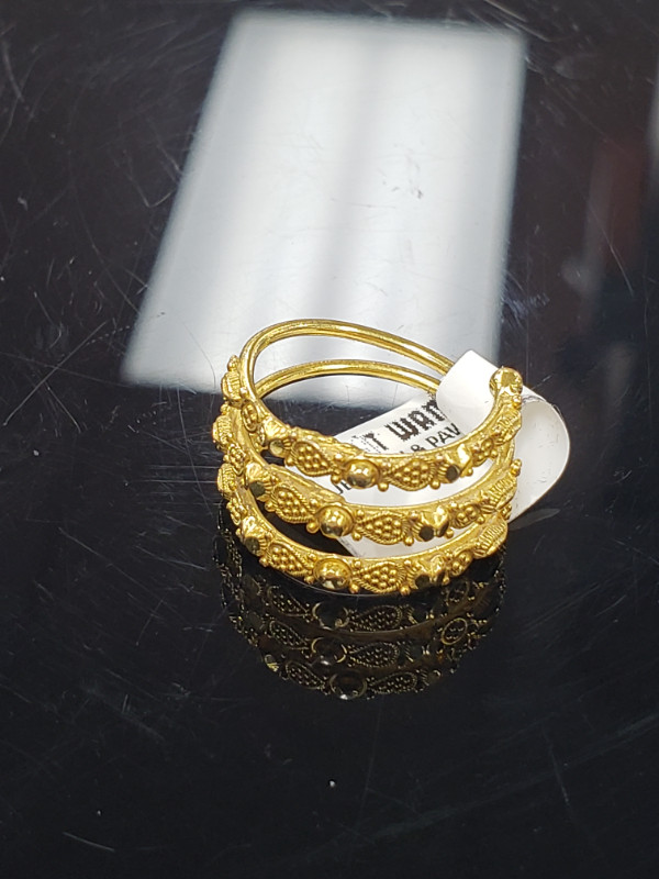 yellow gold stacked ring in Jewellery & Watches in Cole Harbour