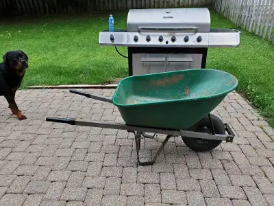 Large wheelbarrow for sale selling for $50, View more