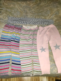 4 x Thick Warm Winter Sweater Leggings from GAP, Girls Size 8-10