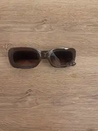 White and Brown Sunglasses