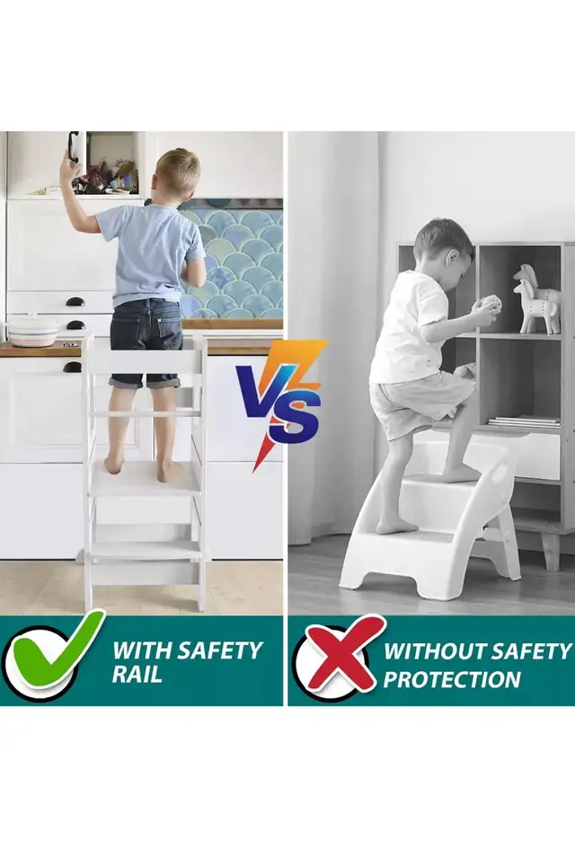 New Kitchen Step Stool, WOOD CITY Toddler Kitchen Stool in Other in Markham / York Region - Image 3