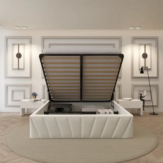 Never Used Storage _ Bed frame Nearest YOU in Beds & Mattresses in Peterborough - Image 4