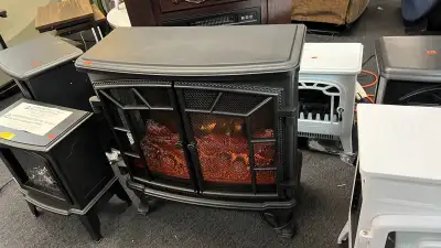 Electric Fireplace Heater, Freestanding Fireplace Stove with Rea, View more