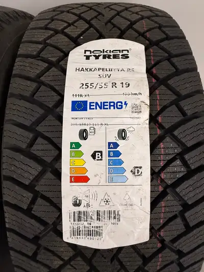 4 - 255 /55R19 - Nokian HKR5 SUV 111R XL tires Excellent shape- used one season