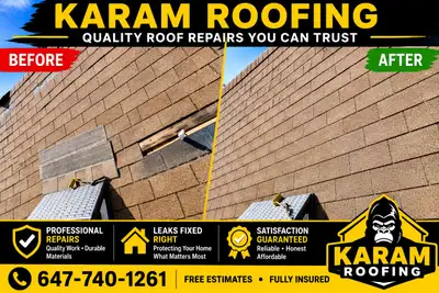 Roof Repair & Replacement | Scarborough & GTA | Karam Roofing, View more