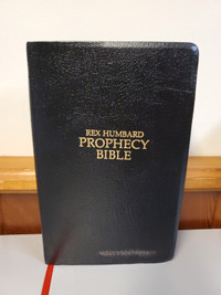 Rex Humbard Prophecy Bible Edition KJV - 1979 - genuine leather.