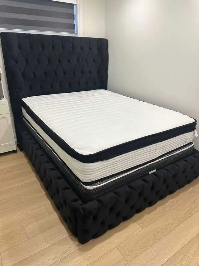 Comfortable bed with mattress64612065103874121