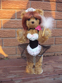 Annette the French Maid - mohair Teddy Bear - artist bear