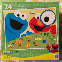 Casse-tête/ Puzzle Sesame Street « Bestioles »24 pièces (2005)