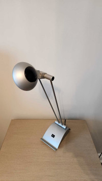 Vintage modern grey Ikea Desk top lamp with 2 settings
