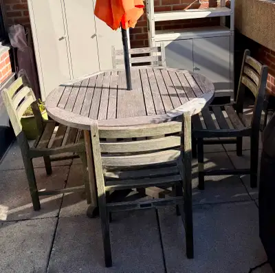 Teak Patio Set, View more