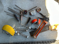 An assortment of different useful tools.