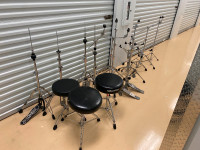 UPDATED 2024 Drum Set Hardware Snare Cymbal Stands + Heads