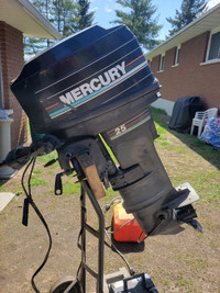 1991 Mercury 25 hp outboard