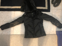 Ladies black  downfill jacket extra small $10