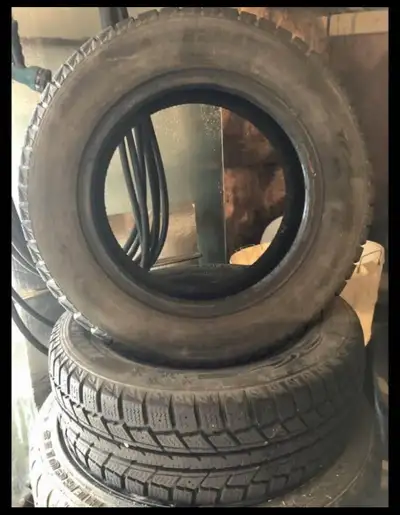 Selling a set of 185/65R14 snow tires with decent tread. Doesn’t come on rims at all. Asking $175 fo...