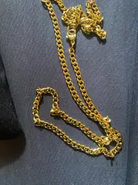 22 Inch Gold Chain Cuban Link