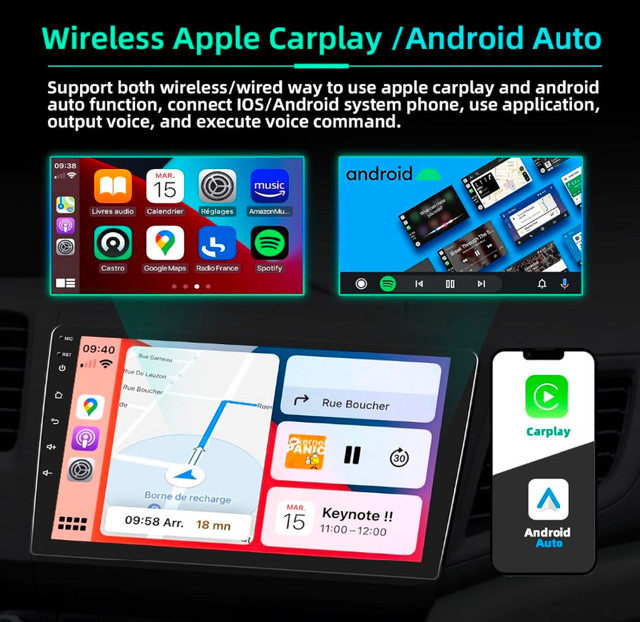 Podofo Car Stereo Radio for Honda CRV 2012-2016 2+32G Android in Audio & GPS in City of Toronto - Image 3