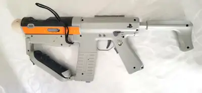 Sony Playstation 3 PS3 Move Sharp Shooter Light Gun + Controller, View more