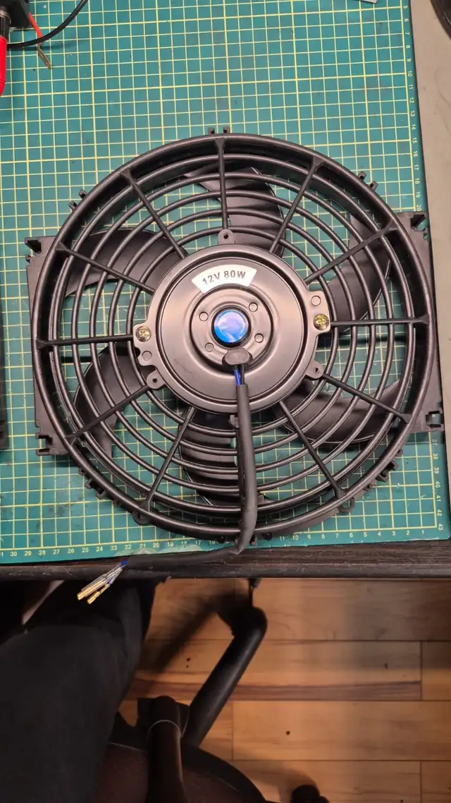 Two Pcs. 10 Inch Slim Fan Push Pull Electric Radiator fan12V in General Electronics in Markham / York Region - Image 5