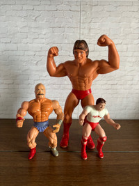 Vintage WWF wrestling action figures