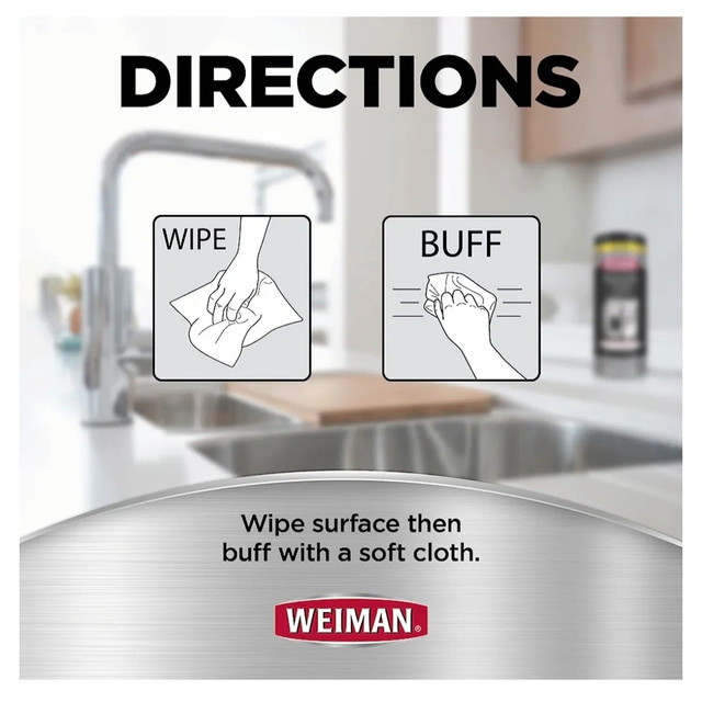 Weiman stainless steel wipes. New! in Other in Oakville / Halton Region - Image 4