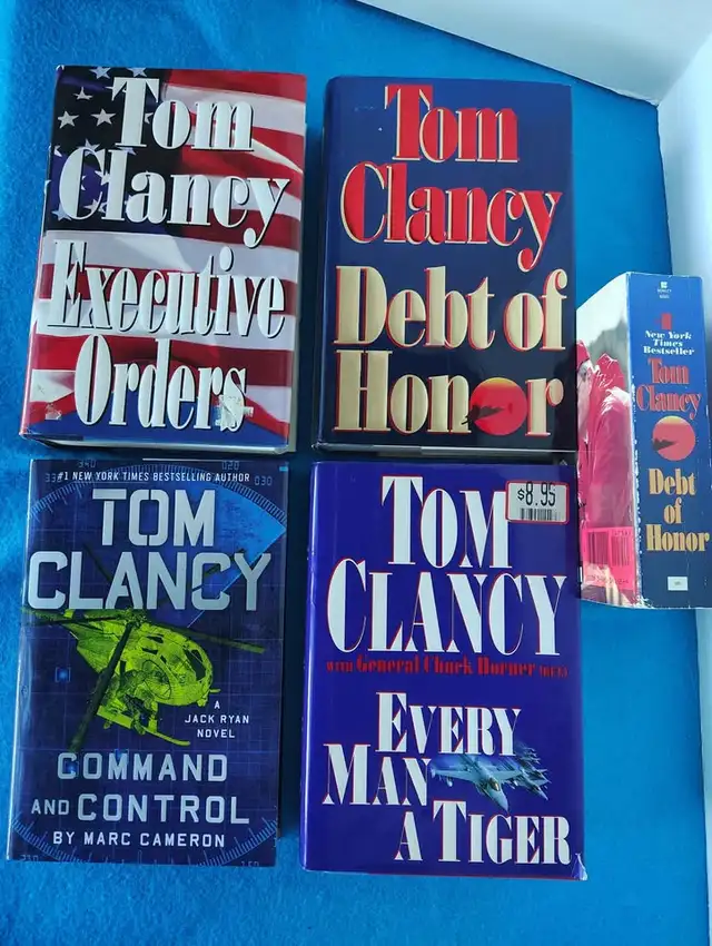 Tom Clancy  Book Lot