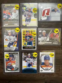 9 x Connor Rookie Cards 2015-16 Only $100 each.