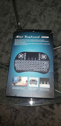 Mini wireless keyboard mouse combo remote control