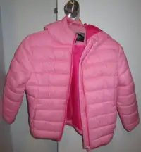 Girls' Light Puffer Jacket Coat, Size 6