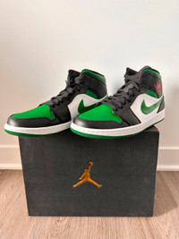 Air Jordan 1 mid pine green size us10.5