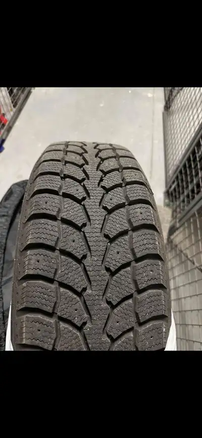 Rovelo Winter Tires 225/65R17 102S including black steel wheels.