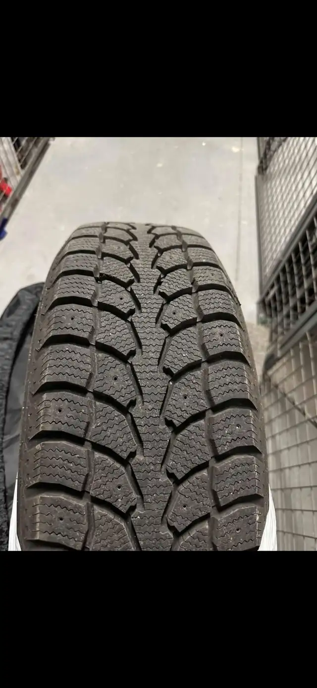 Winter tires including black steel wheels 225/65R17 in Tires & Rims in City of Toronto - Image 2