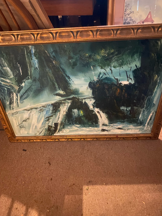 exciting original abstract oil painting in Arts & Collectibles in Ottawa - Image 3
