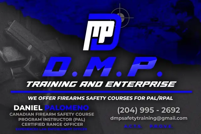 D.M.P. Safety Training Canadian Firearms Safety Course PAL, RPAL