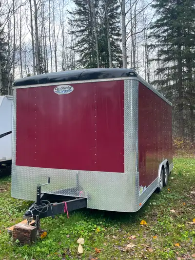 Barely used and very clean. Custom shelving for organizing and storage. Overslung axle professionall...