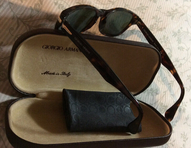 Guaranteed Authentic Giorgio Armani Sunglasses with Hardshell in Other in Petawawa - Image 2