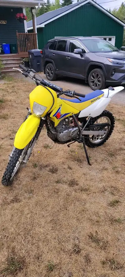 2005 Suzuki drz125l has working headlight and taillight (not brake light) kids outgrown it will take...