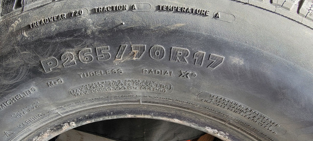 4 Michelin LTX M/S 2 Tires in Tires & Rims in Moncton - Image 3