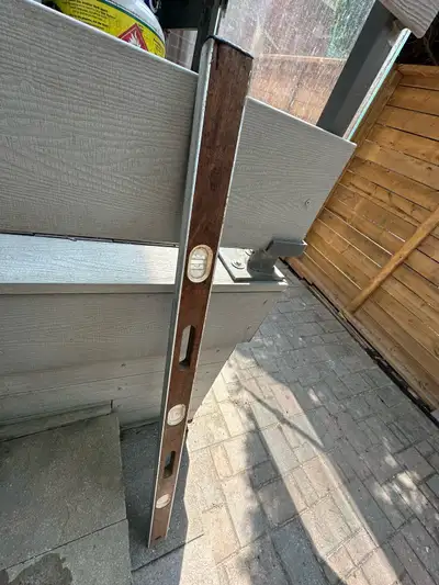 Vintage Empire Wooden/Aluminum Bricklayers Level, View more