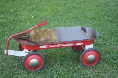 Antique Wagon and or Coffee Table., View more