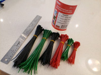 300x Coloured Zipties Zip Ties Cable Tie Wire Organizers Auto $5