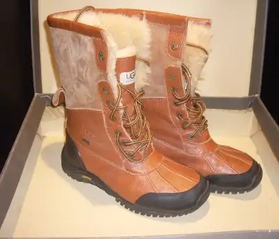 "Ugg" Adirondack Boots, Size 7's as New, still in box, cost over $300 used for one season only, neve...
