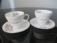 "Silver Wedding" ( 25 years) anniversary 2 cups, $10